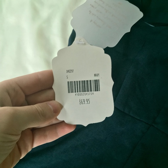 Altar’d State Navy Blue Romper NWT - Picture 6 of 7